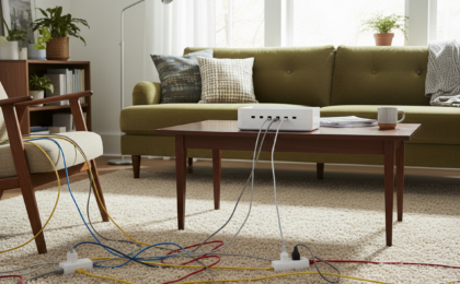ethernet cable organization