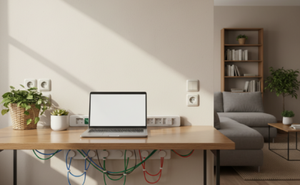 renter friendly cable management