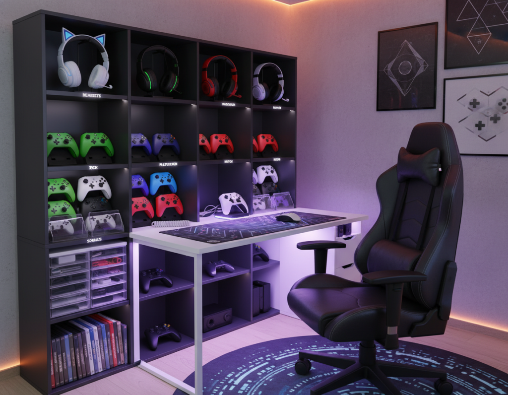 Smart Storage Ideas for Extra Controllers and Accessories